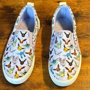 Pokemon Kids Slip-On Sneakers with Colorful Character Design
